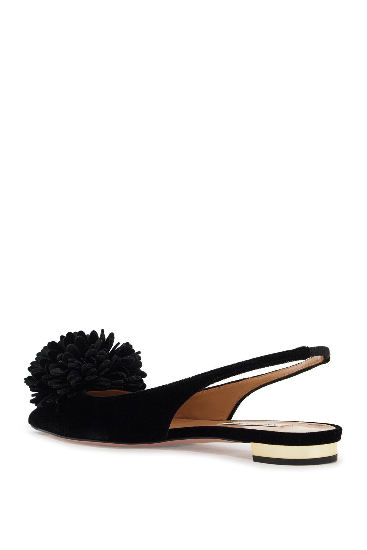 Aquazzura Velvet Slingback Couture Flats