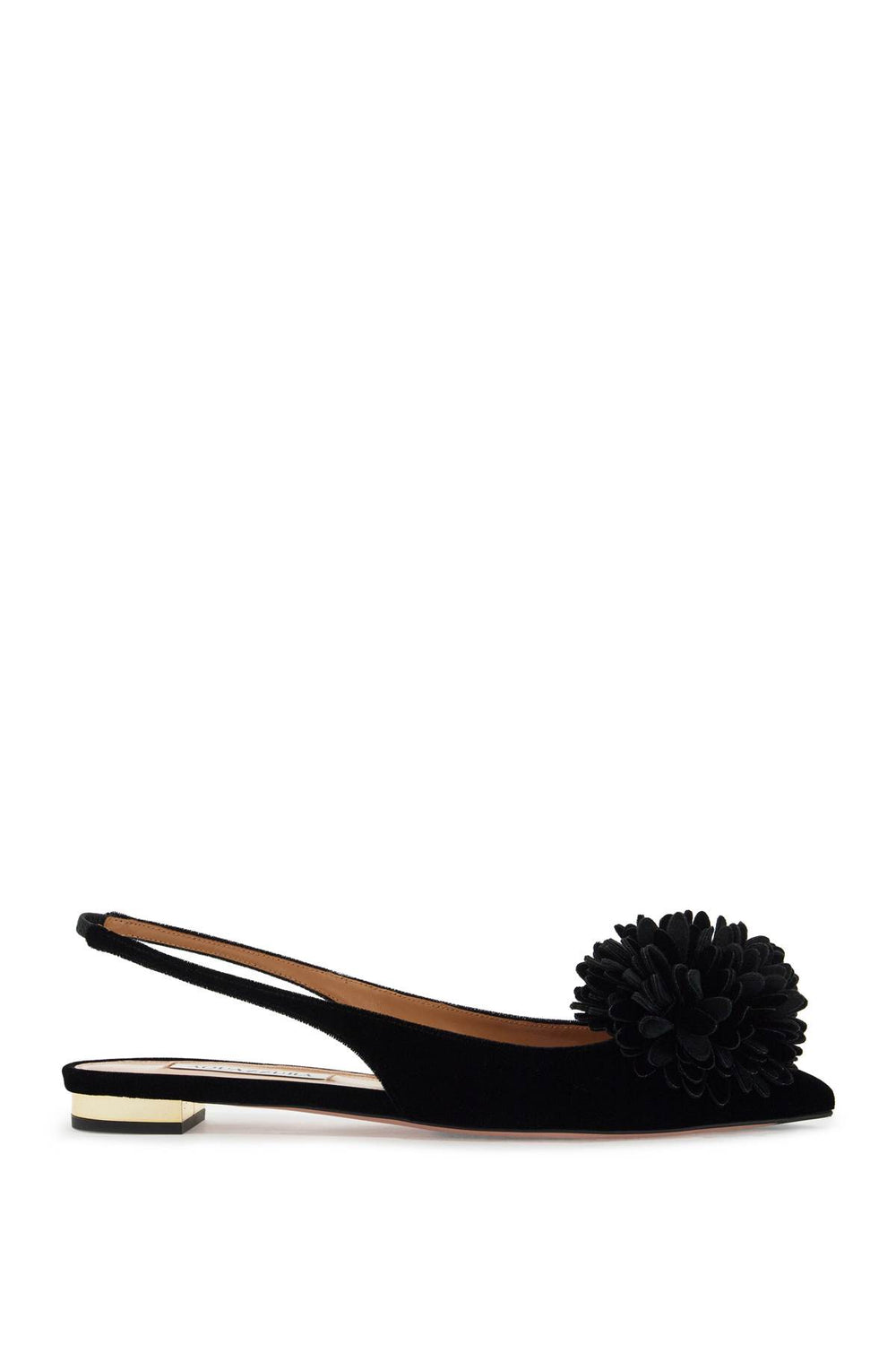 Aquazzura Velvet Slingback Couture Flats