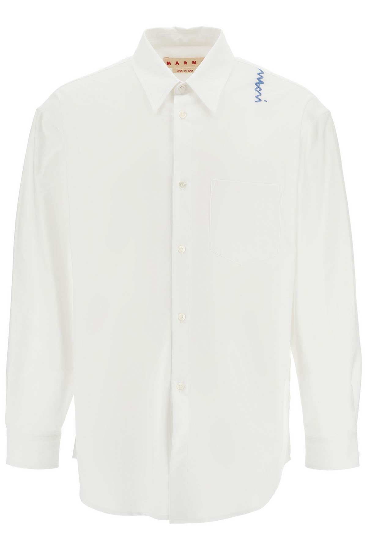 Marni Embroidered Oxford Shirt