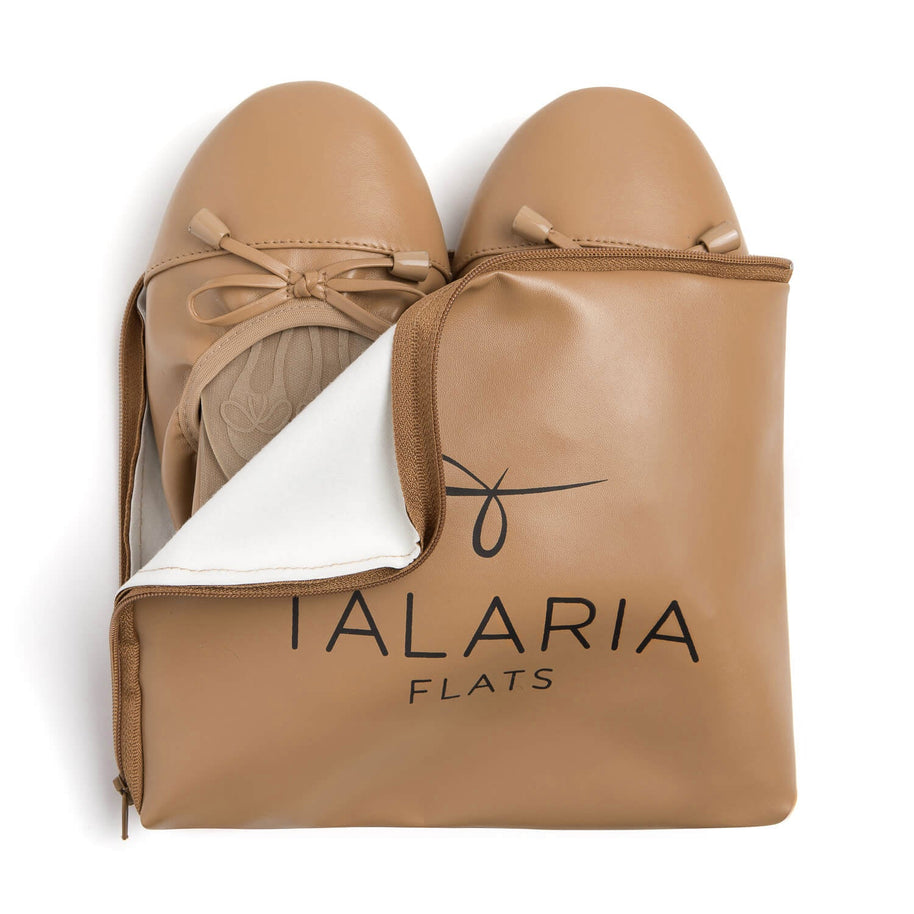 Talaria Premium Caramel Flats