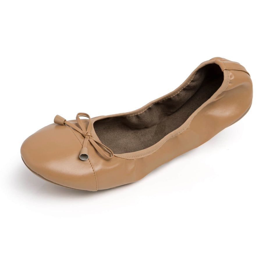Talaria Premium Caramel Flats