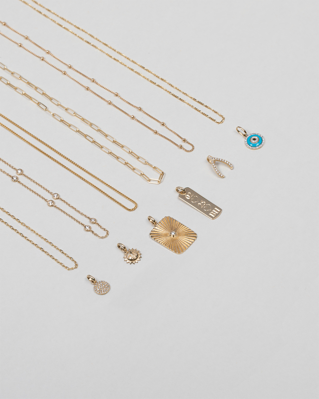 Zoe Lev 14k Gold Open Link Chain Necklace