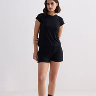 Reistor Essential Short Sleeve Tee in Black
