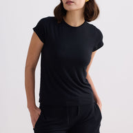 Reistor Essential Short Sleeve Tee in Black