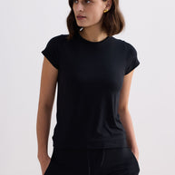 Reistor Essential Short Sleeve Tee in Black