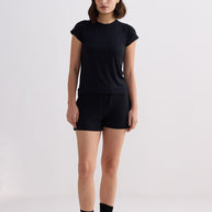 Reistor Essential Short Sleeve Tee in Black