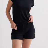 Reistor Essential Short Sleeve Tee in Black