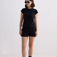 Reistor Essential Short Sleeve Tee in Black