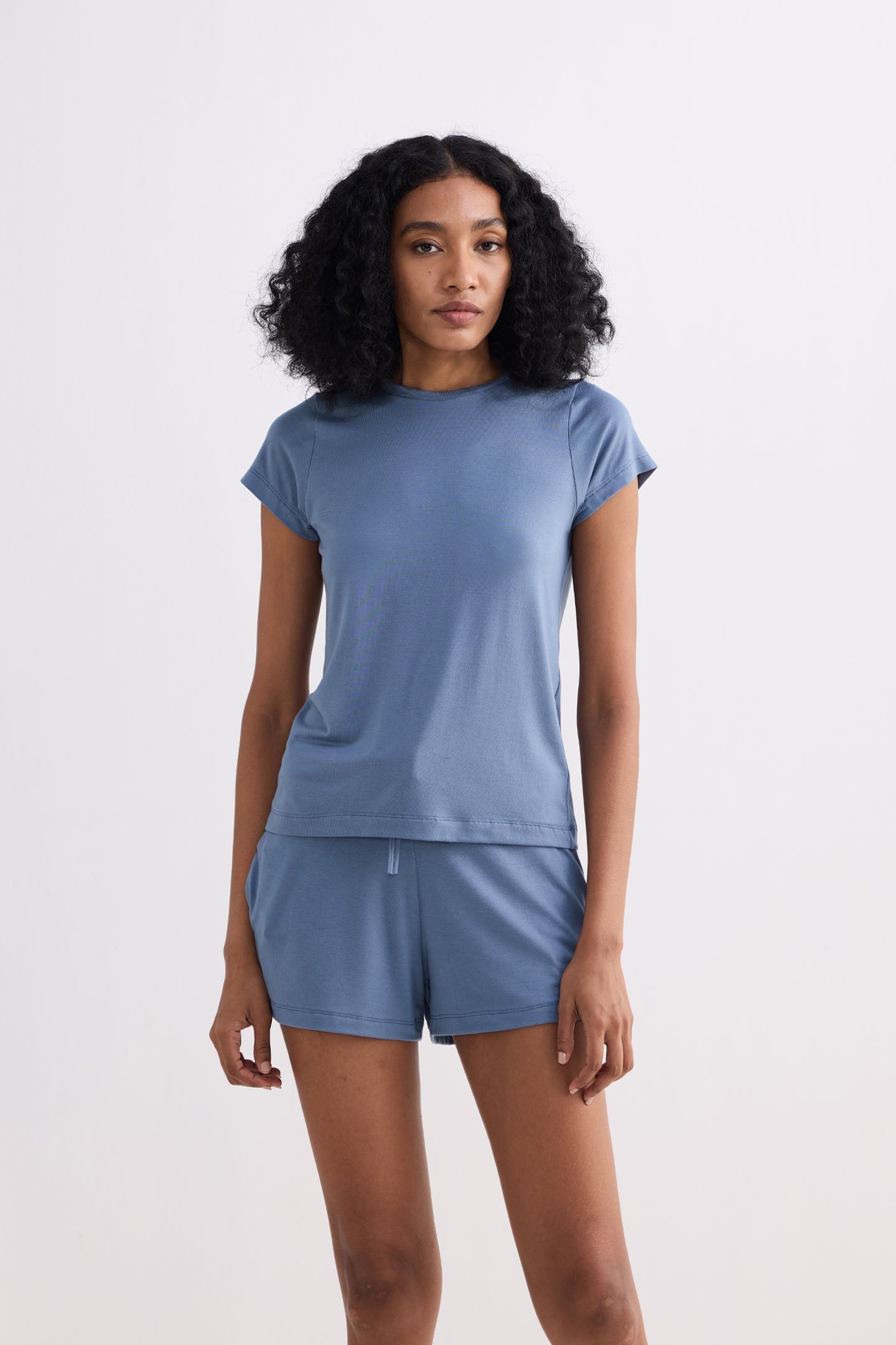 Reistor Essential Short Sleeve Tee in Blue
