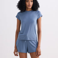 Reistor Essential Short Sleeve Tee in Blue