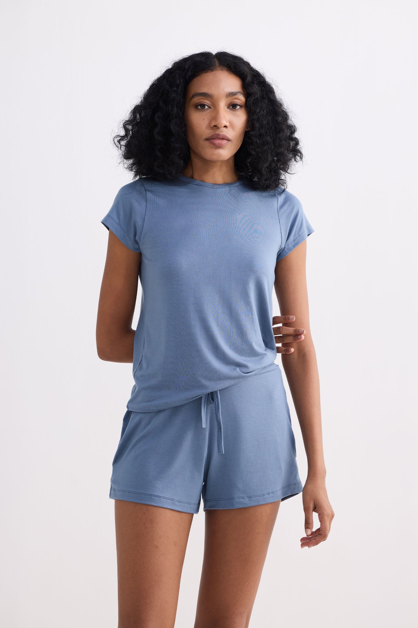 Reistor Essential Short Sleeve Tee in Blue