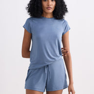 Reistor Essential Short Sleeve Tee in Blue