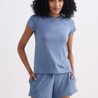 Reistor Essential Short Sleeve Tee in Blue