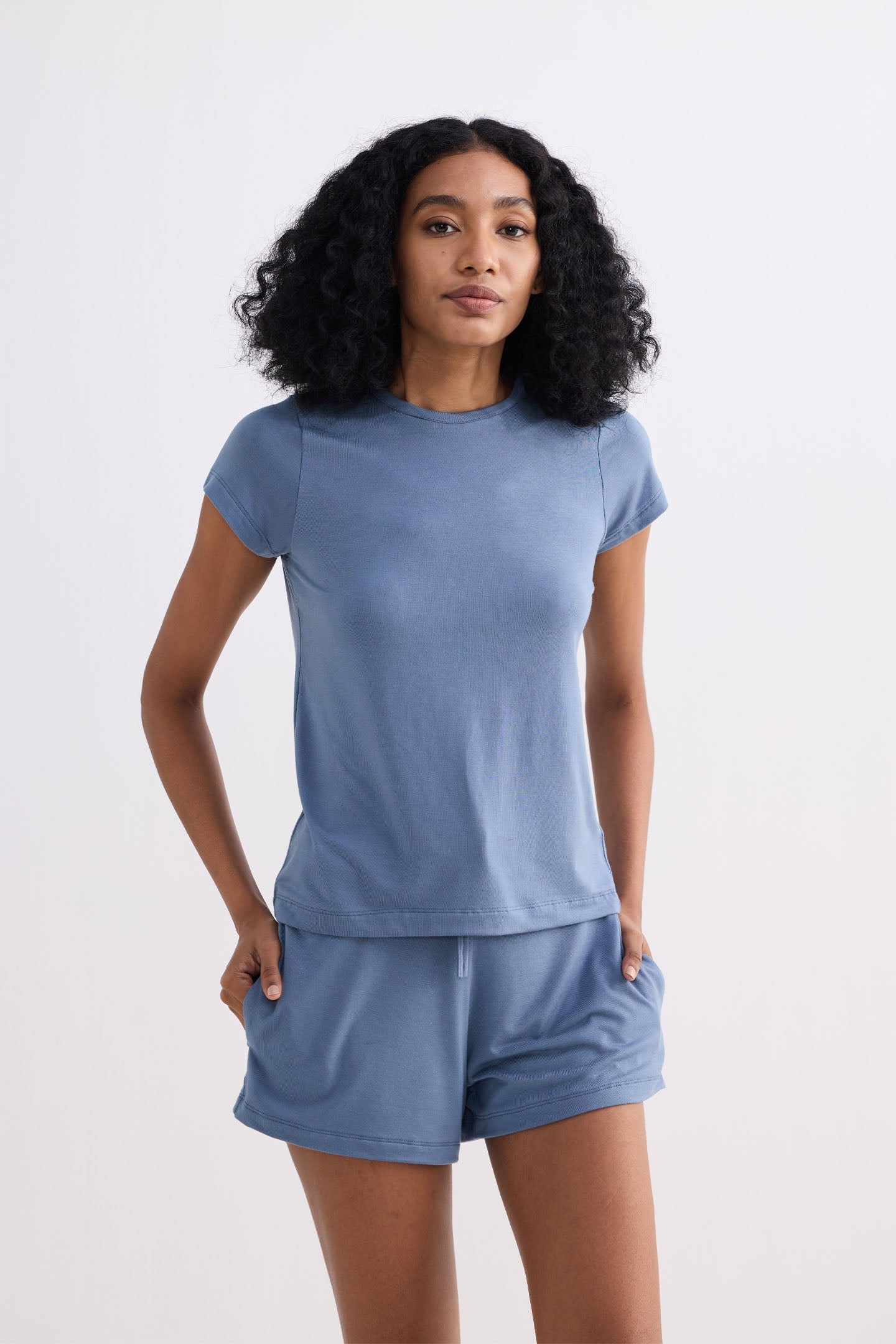 Reistor Essential Short Sleeve Tee in Blue