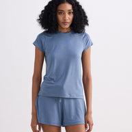 Reistor Essential Short Sleeve Tee in Blue