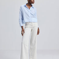 Reistor Crop it like its Hot Shirt in Stripes