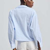 Reistor Crop it like its Hot Shirt in Stripes