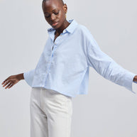 Reistor Crop it like its Hot Shirt in Stripes