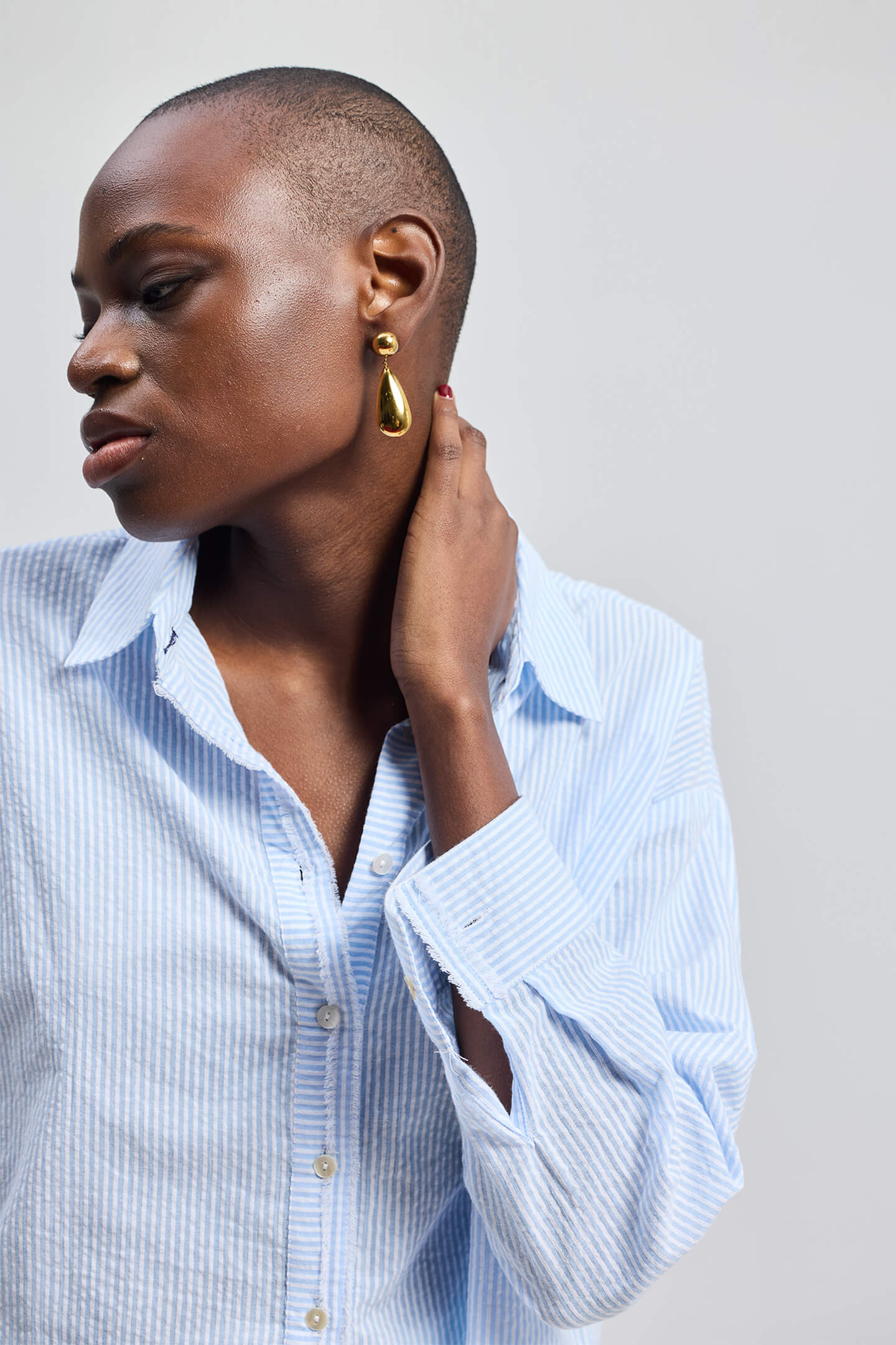 Reistor Crop it like its Hot Shirt in Stripes