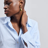 Reistor Crop it like its Hot Shirt in Stripes