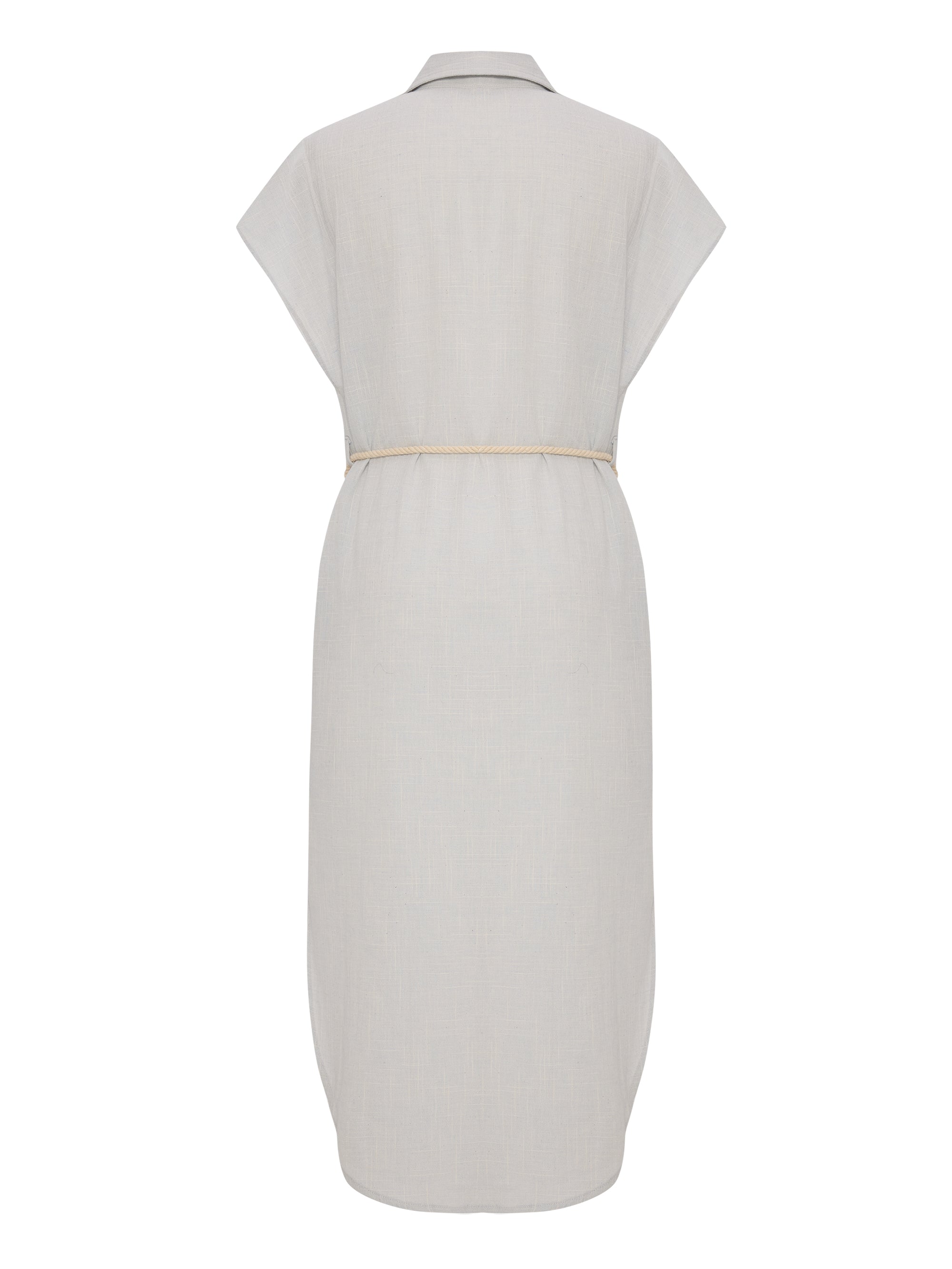 Zaya Shirt Dress - Baby Blue