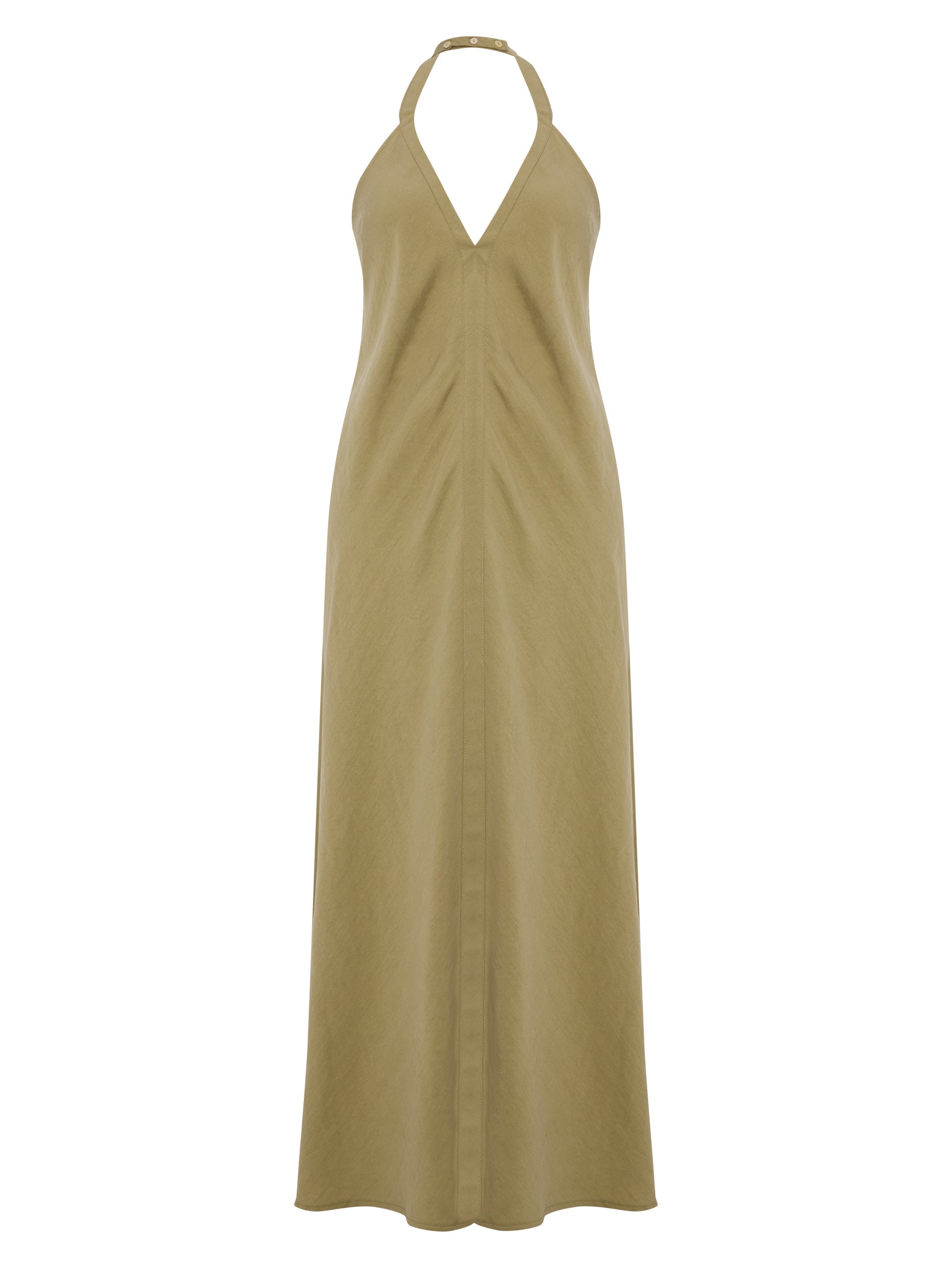 Zoe Maxi Dress - Khaki Green
