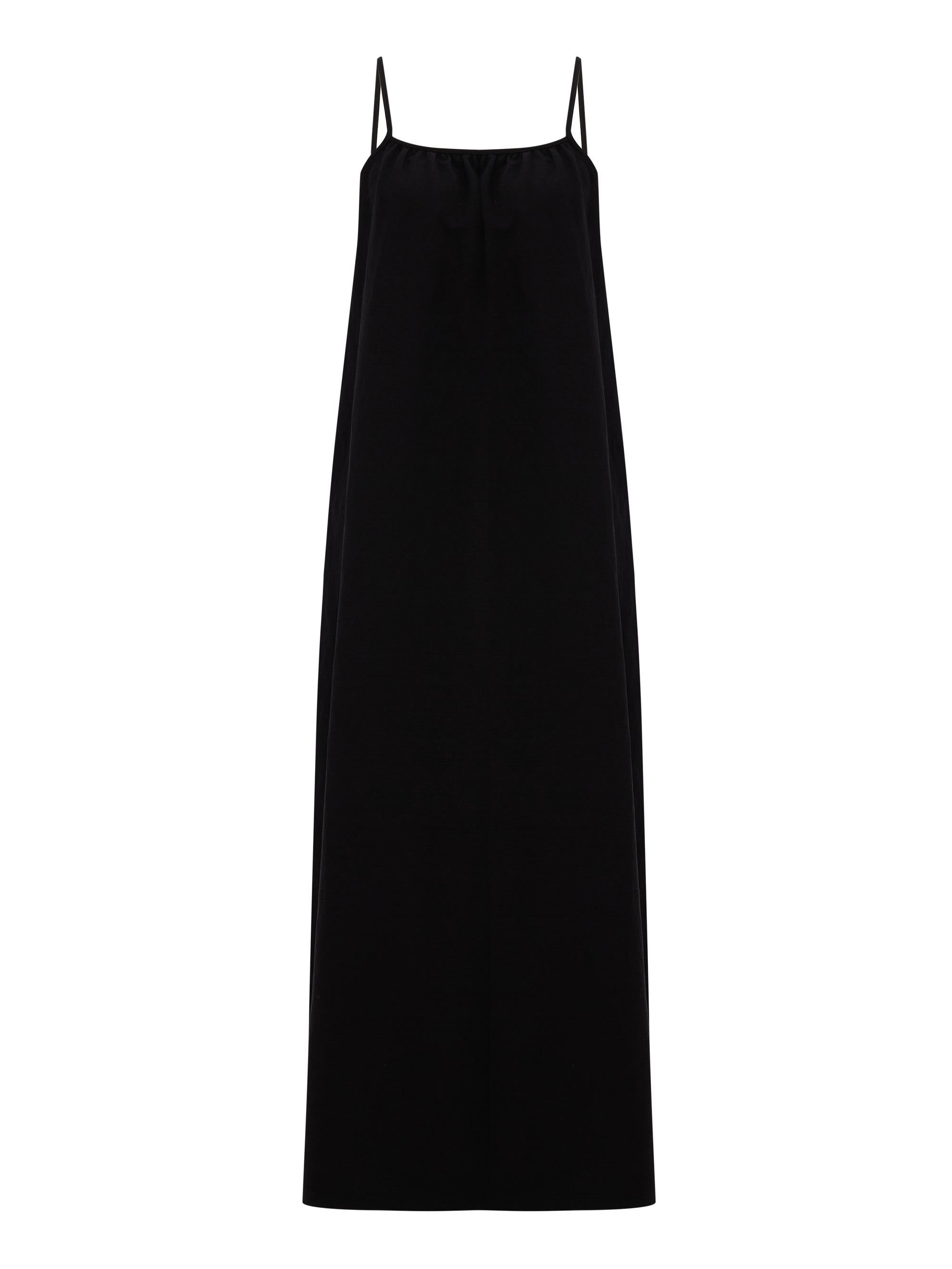 Bliss Flow Maxi Dress - Black