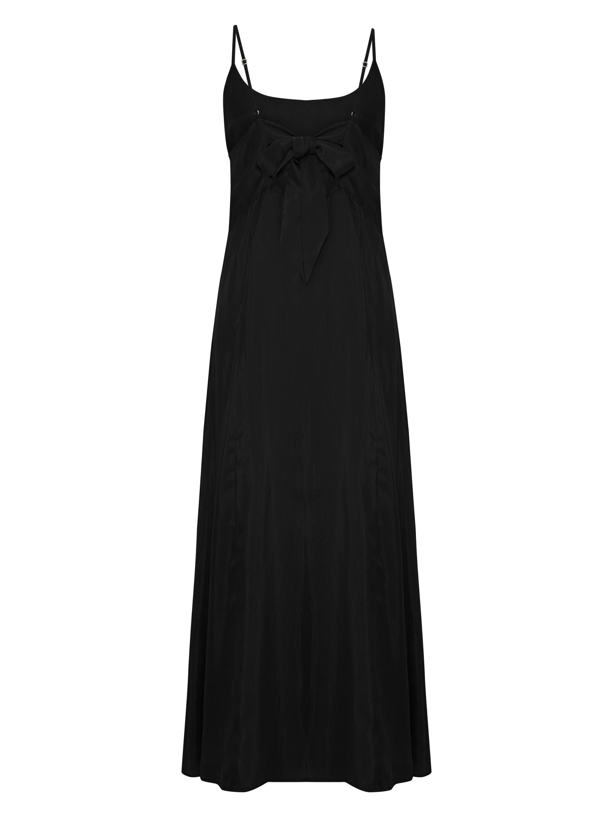 The Handloom Lucid Midnight Maxi Dress - Black