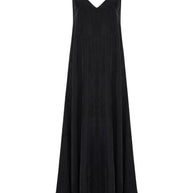 The Handloom Lucid Flow Maxi Dress - Black