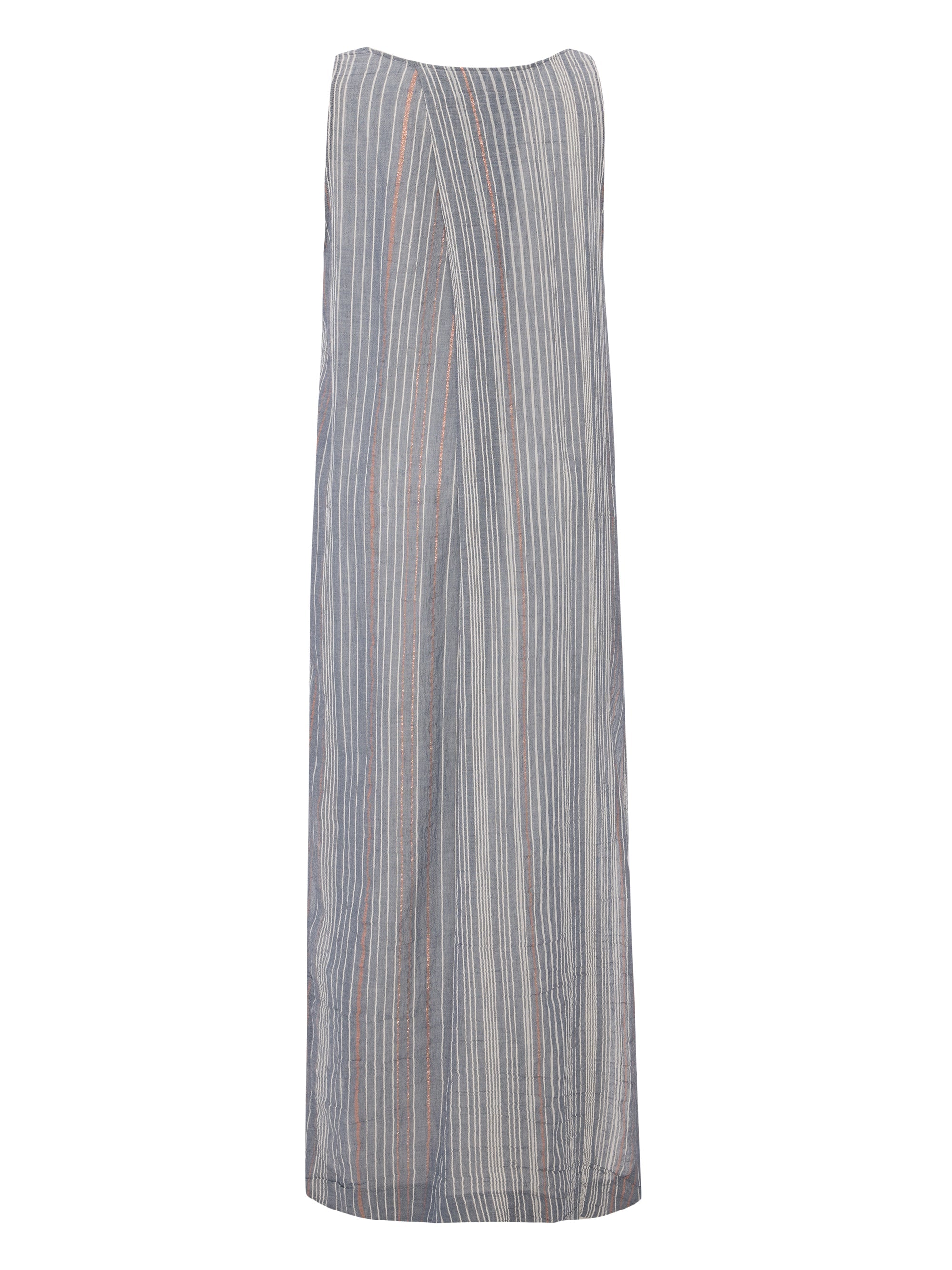 Day Break Dress - Navy With Stripes