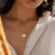 Zoe Lev 14K Diamond Celestial Necklace