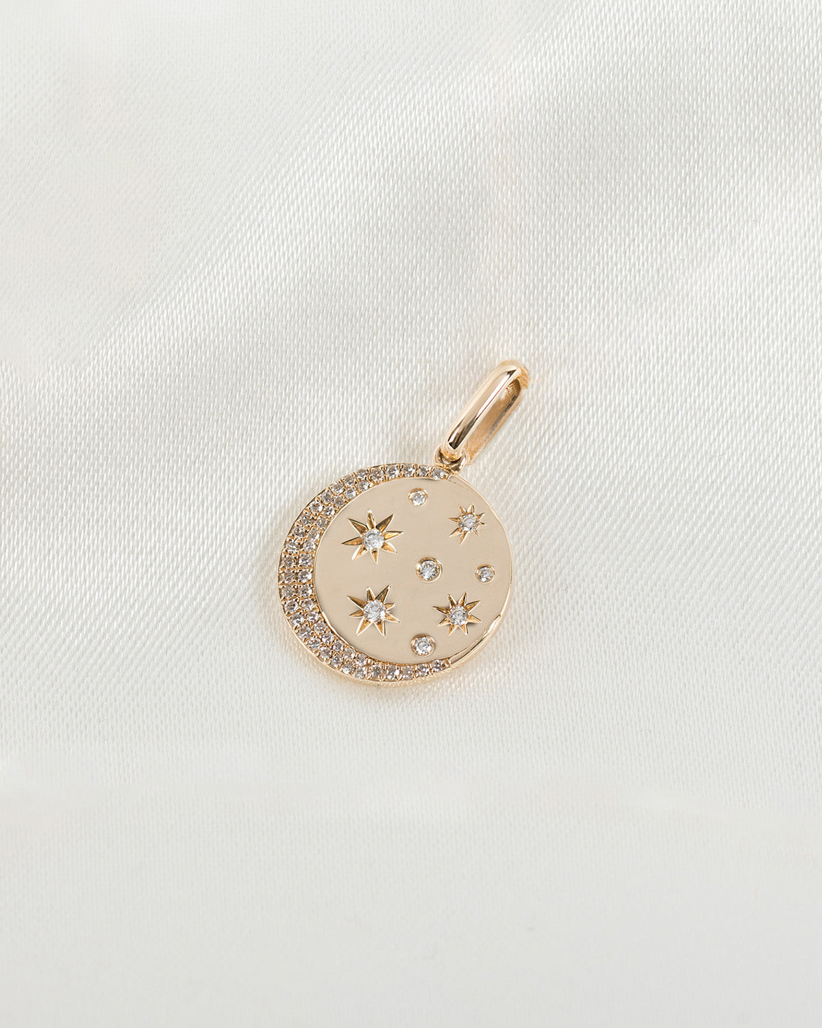 Zoe Lev 14K Diamond Celestial Necklace