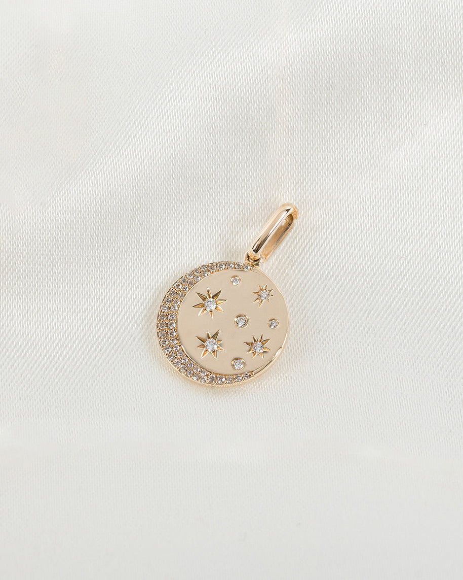 Zoe Lev 14K Diamond Celestial Necklace