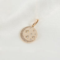 Zoe Lev 14K Diamond Celestial Necklace