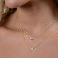 Zoe Lev Diamond Open Star Of David Necklace