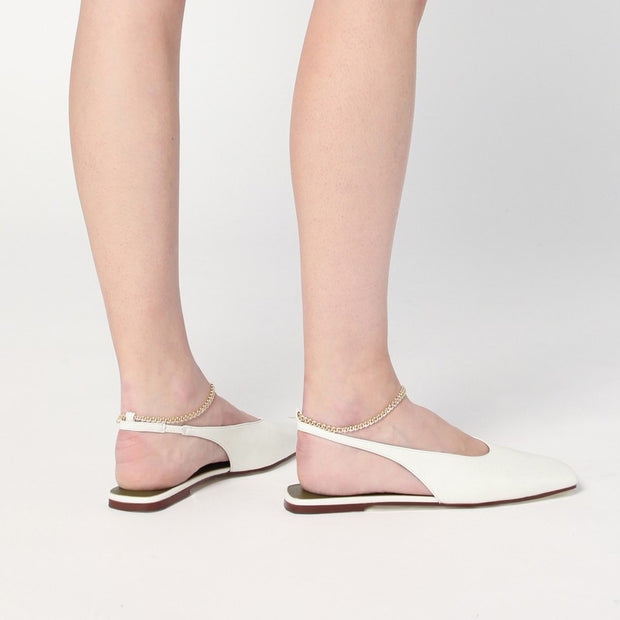 MARIA LUCA Ivory Augusta Slingback