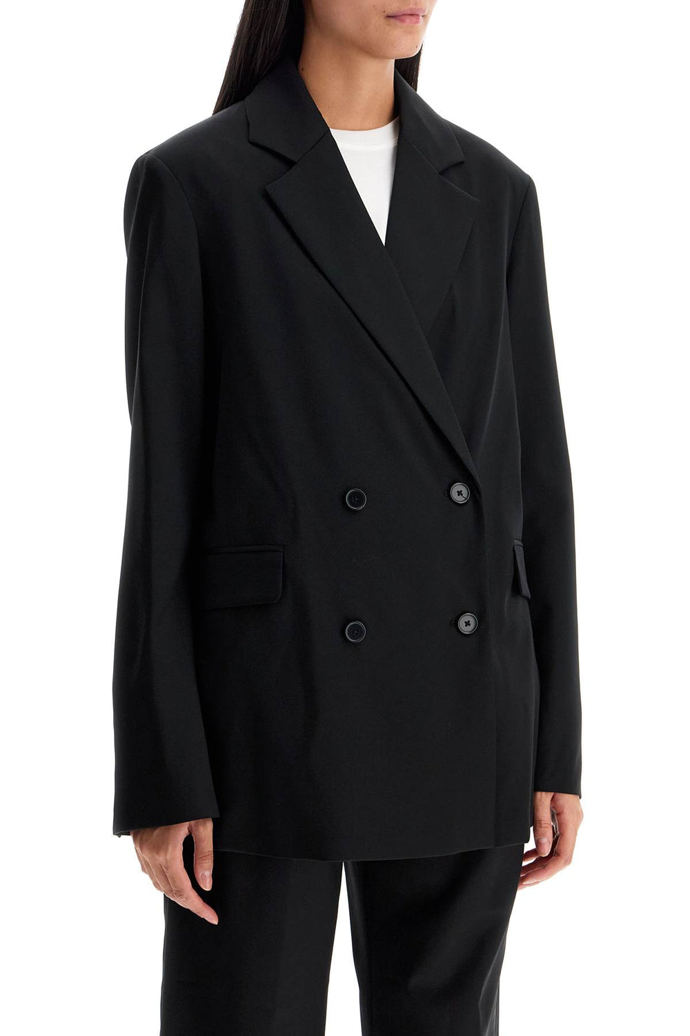 Loulou Studio Double-Breasted Wool Blazer