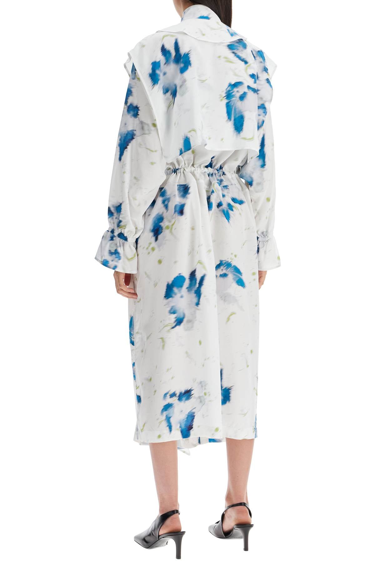 Lemaire Floral Print Midi Dress