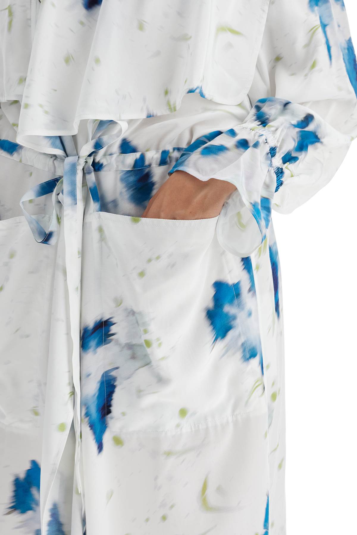 Lemaire Floral Print Midi Dress