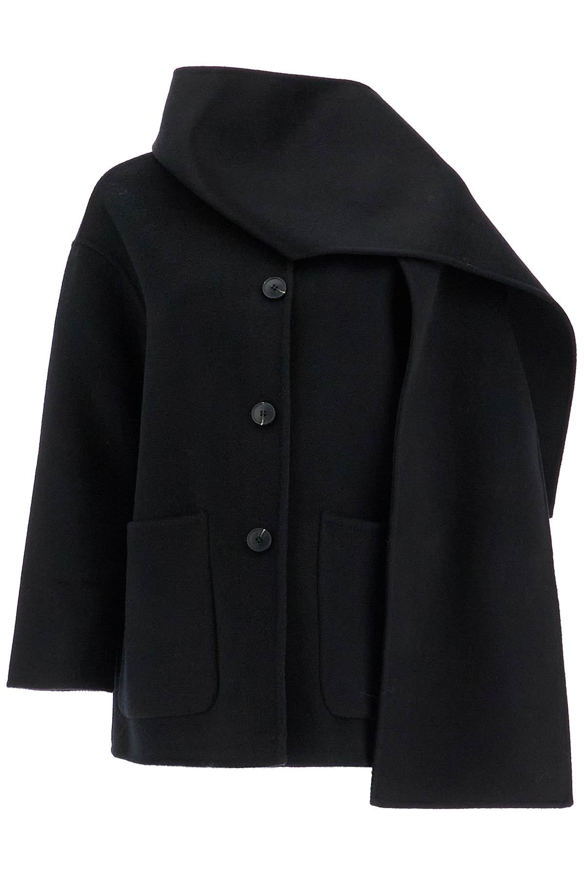 DYNAMIS STUDIO Antwerp Coat With Built-in Scarf