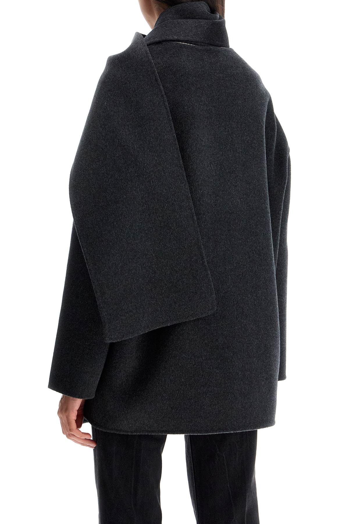 DYNAMIS STUDIO Antwerp Coat With Removable Shawl