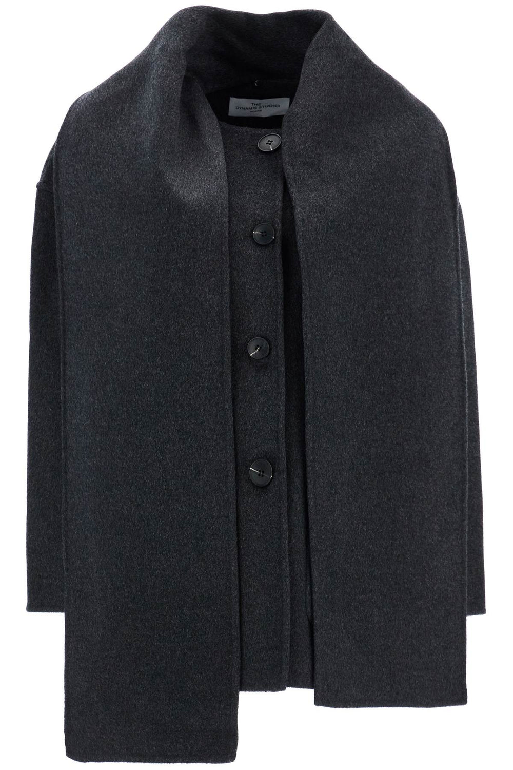 DYNAMIS STUDIO Antwerp Coat With Removable Shawl