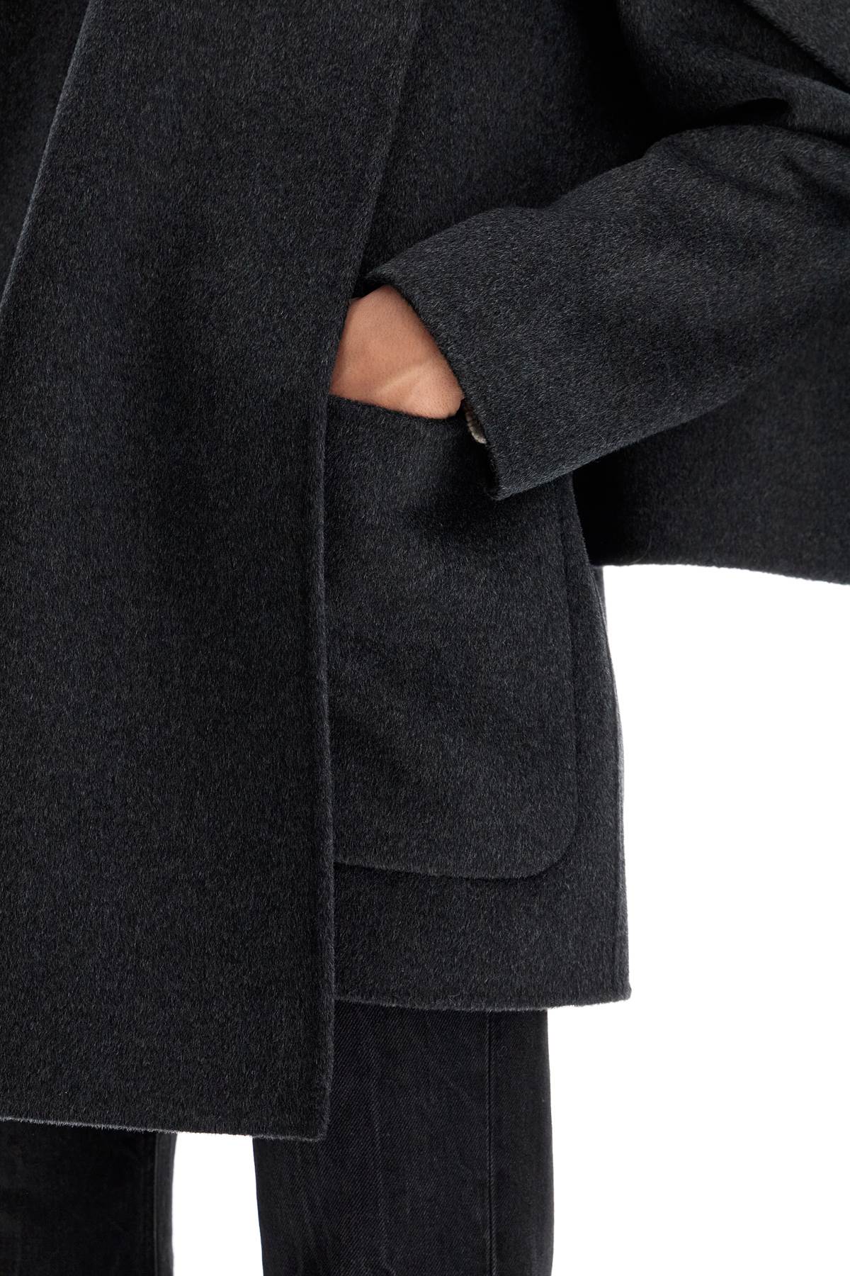 DYNAMIS STUDIO Antwerp Coat With Removable Shawl