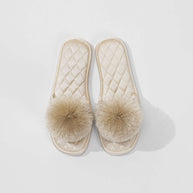 Ulivary Asian-inspired Embroidered Slippers