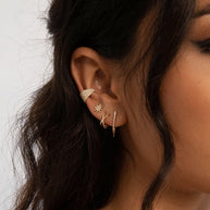 Zoe Lev Diamond Sunburst Stud Earrings
