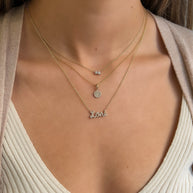 Zoe Lev Diamond Toi Et Moi Necklace