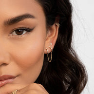 Zoe Lev 14k Gold Small Disc Stud Earrings