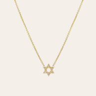 Zoe Lev Diamond Open Star Of David Necklace