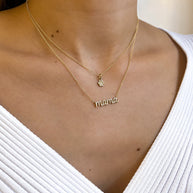 Zoe Lev Diamond Paw Necklace