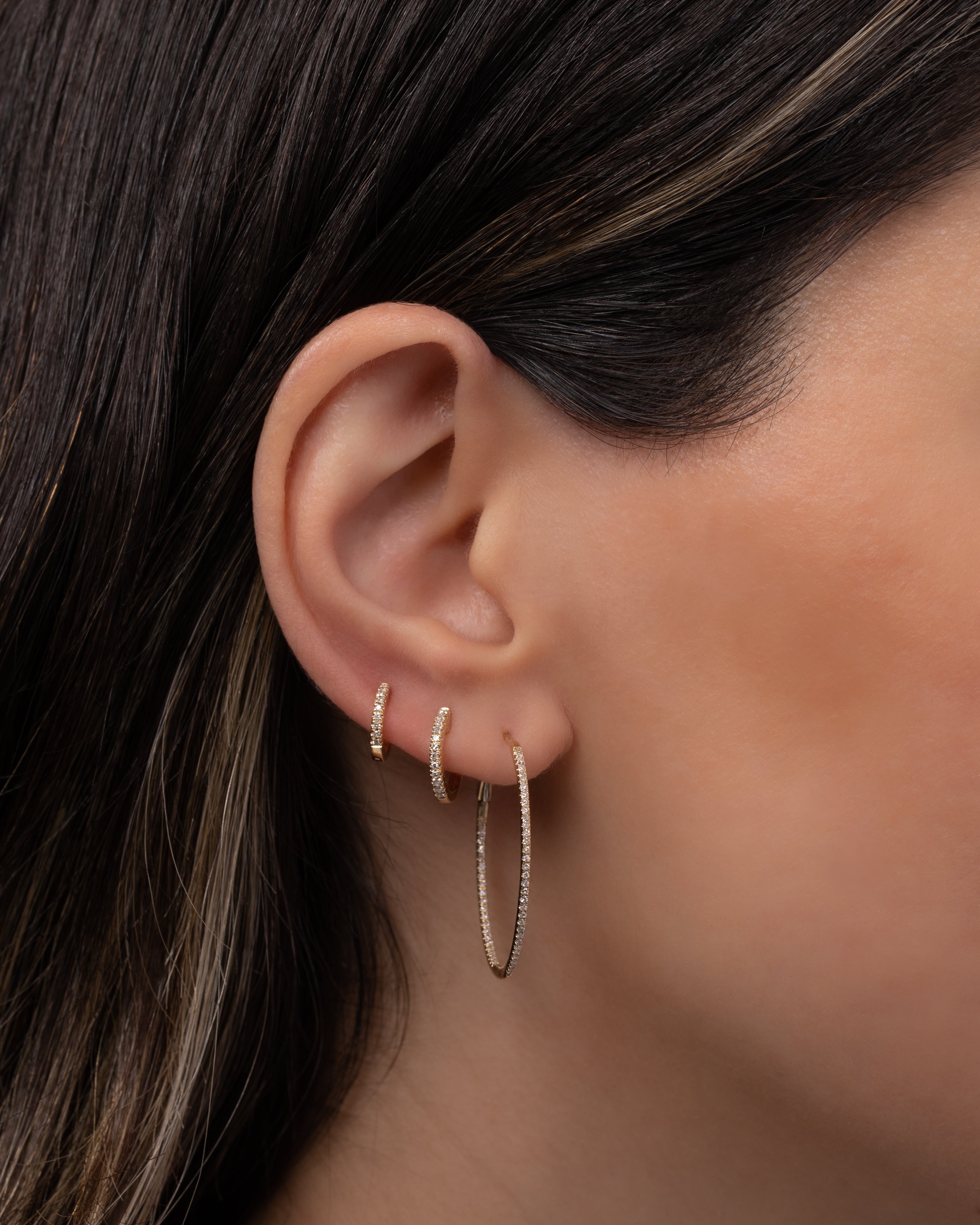 Zoe Lev Diamond Small Hoops